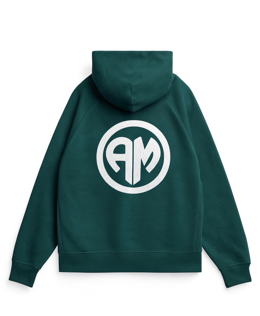 Aime Moi Big Logo Hoody – Forest Green